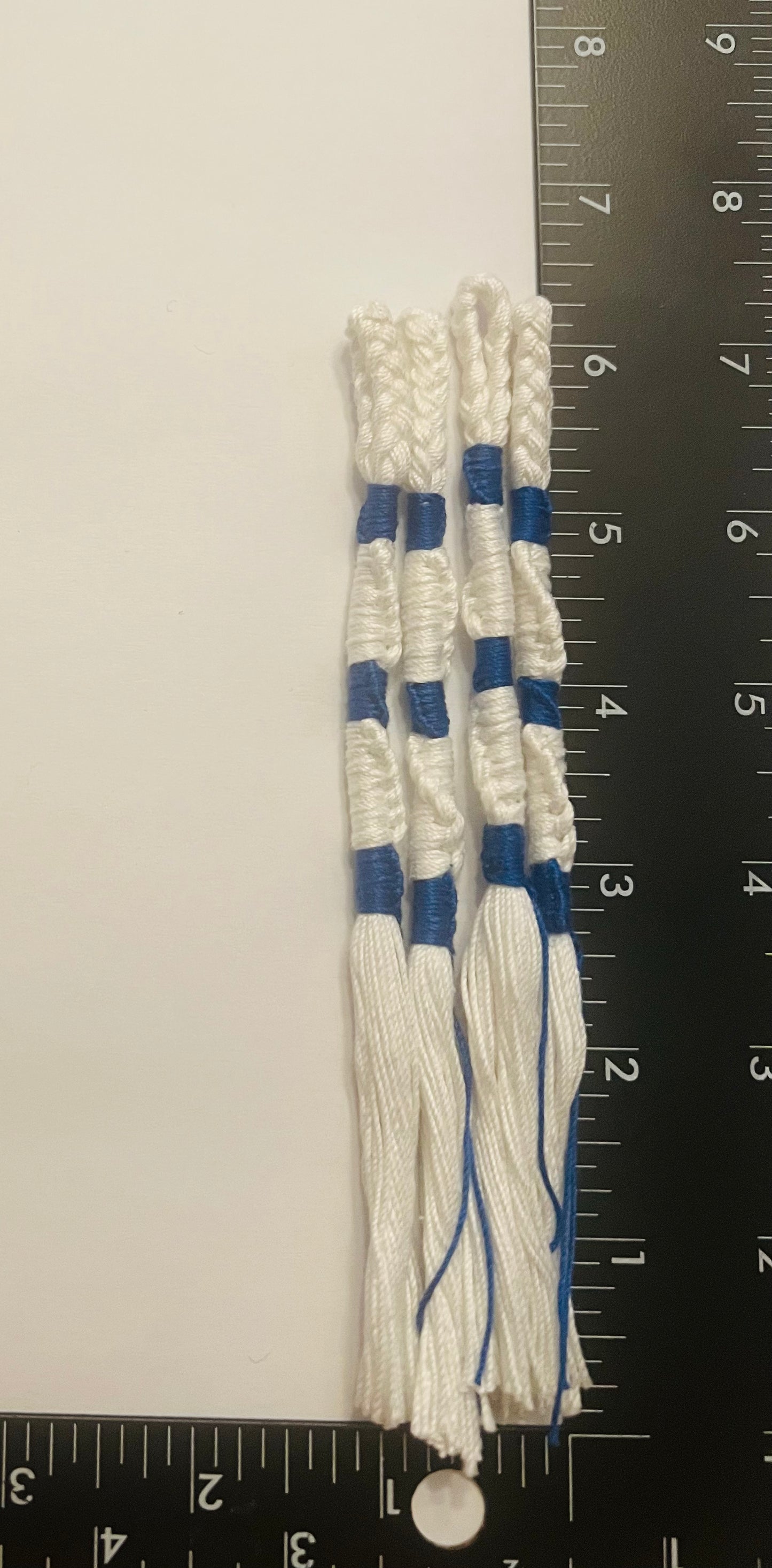 Fringes - Tassels - White - 6 inches